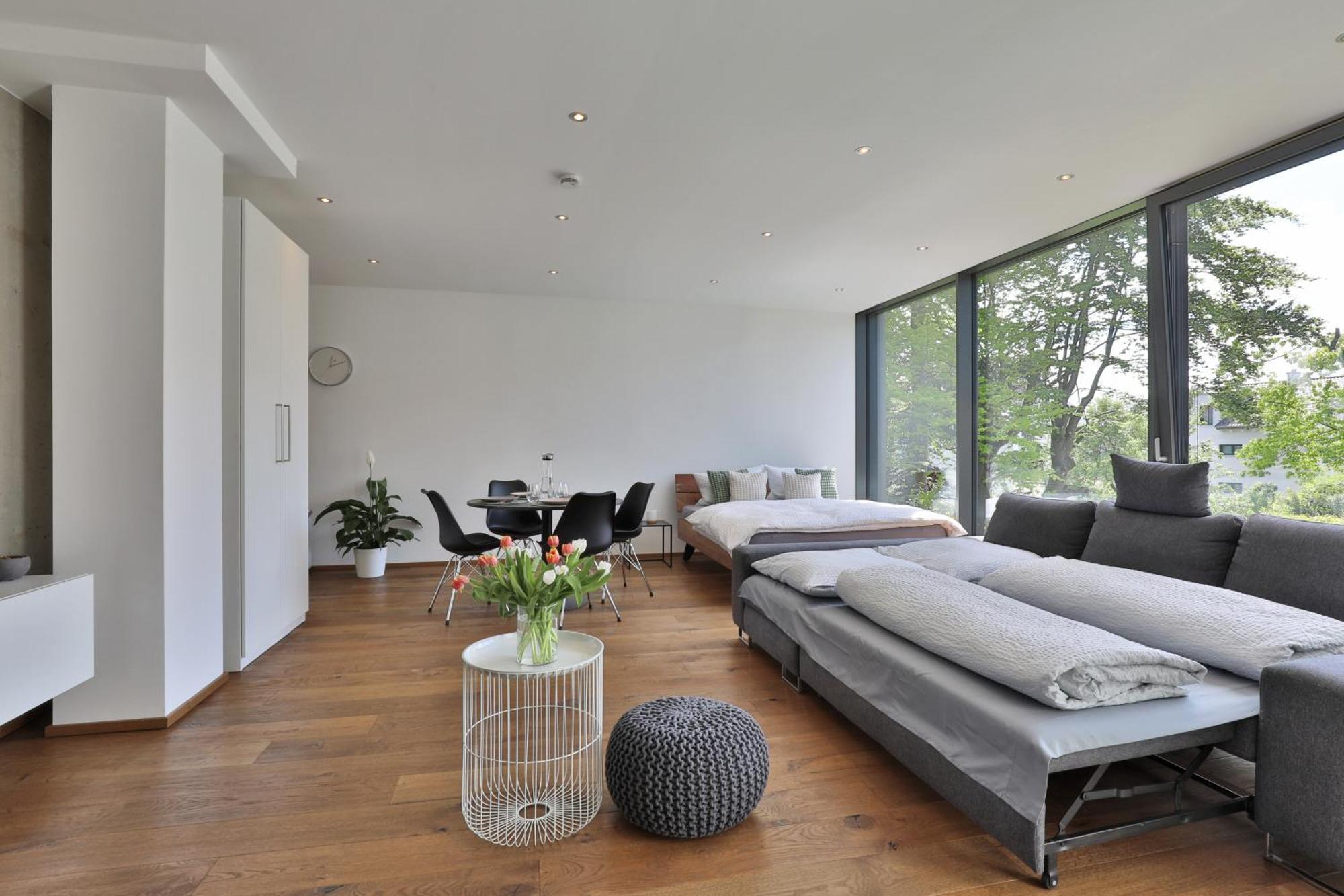 Moderne Studio-Wohnung Gersthofen Luaran gambar