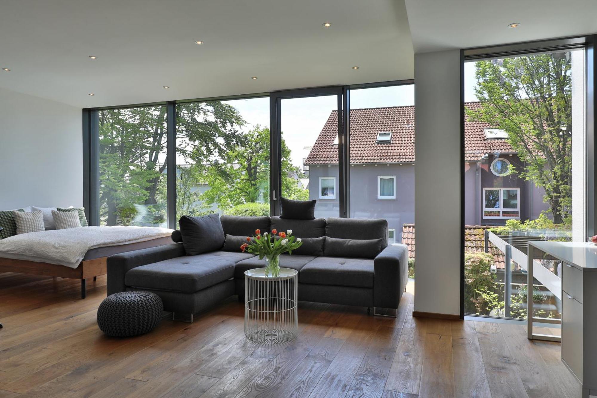 Moderne Studio-Wohnung Gersthofen Luaran gambar