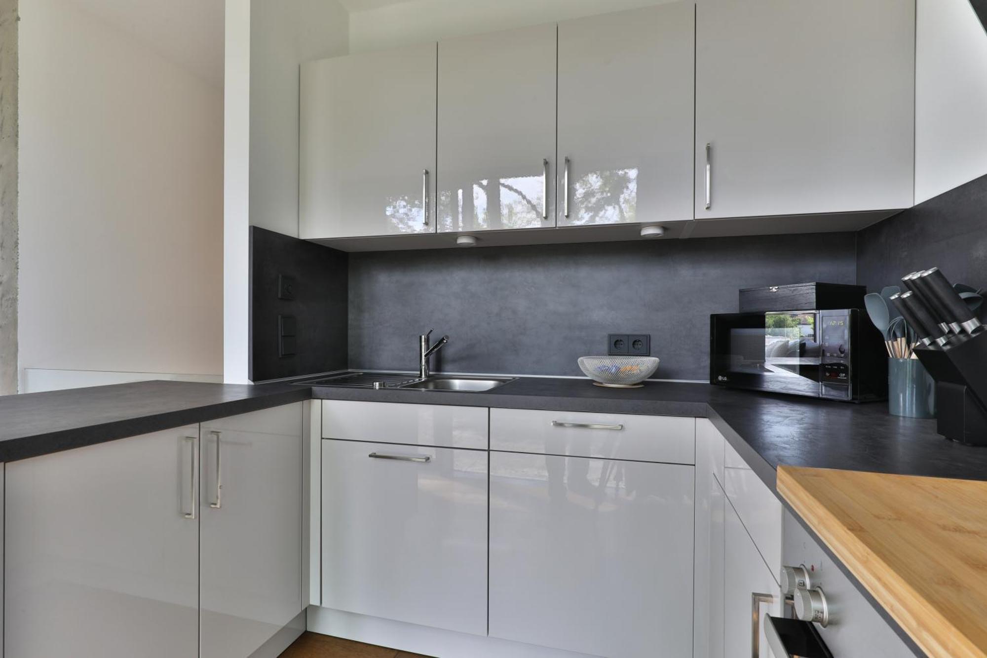Moderne Studio-Wohnung Gersthofen Luaran gambar