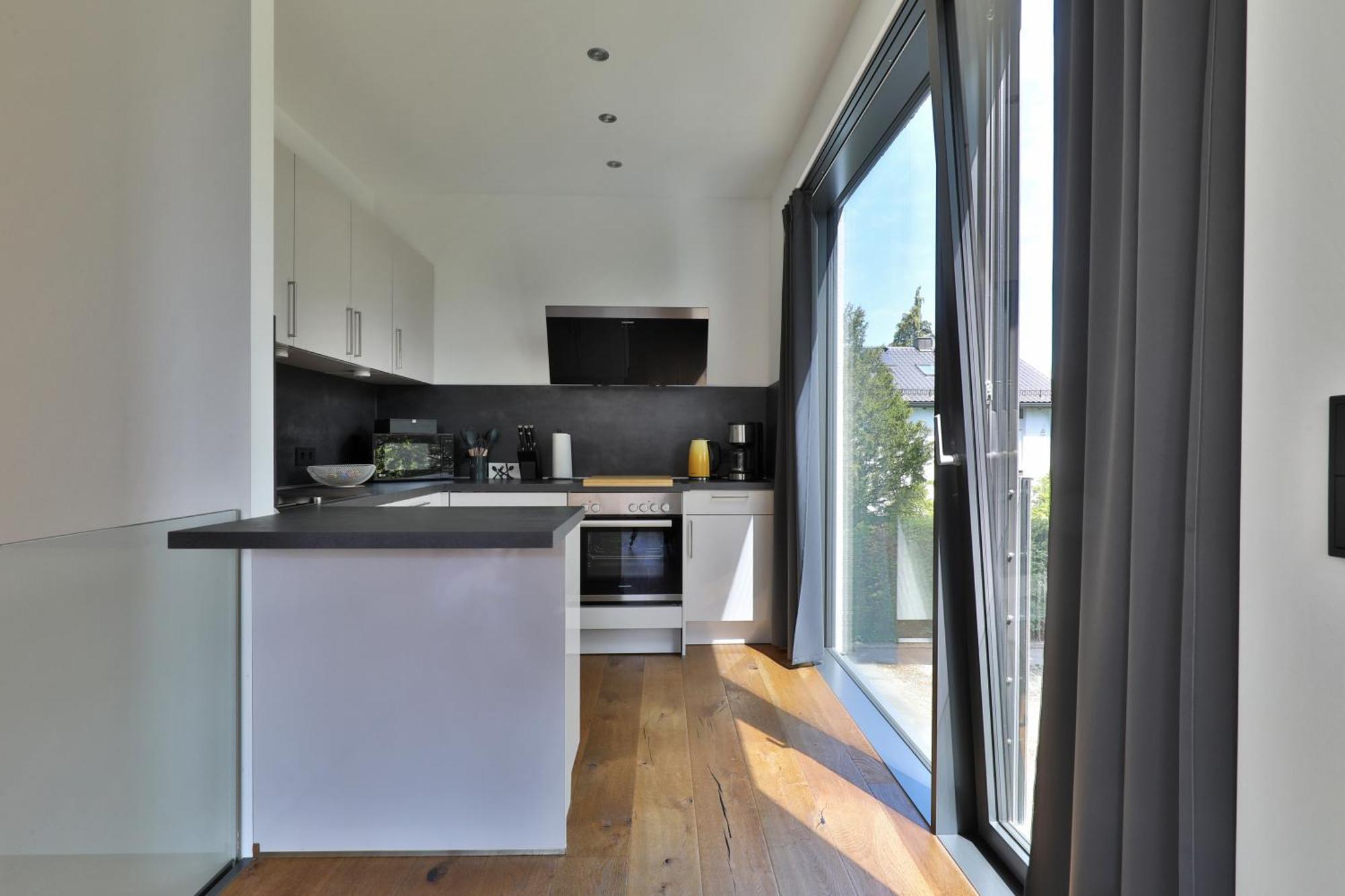Moderne Studio-Wohnung Gersthofen Luaran gambar