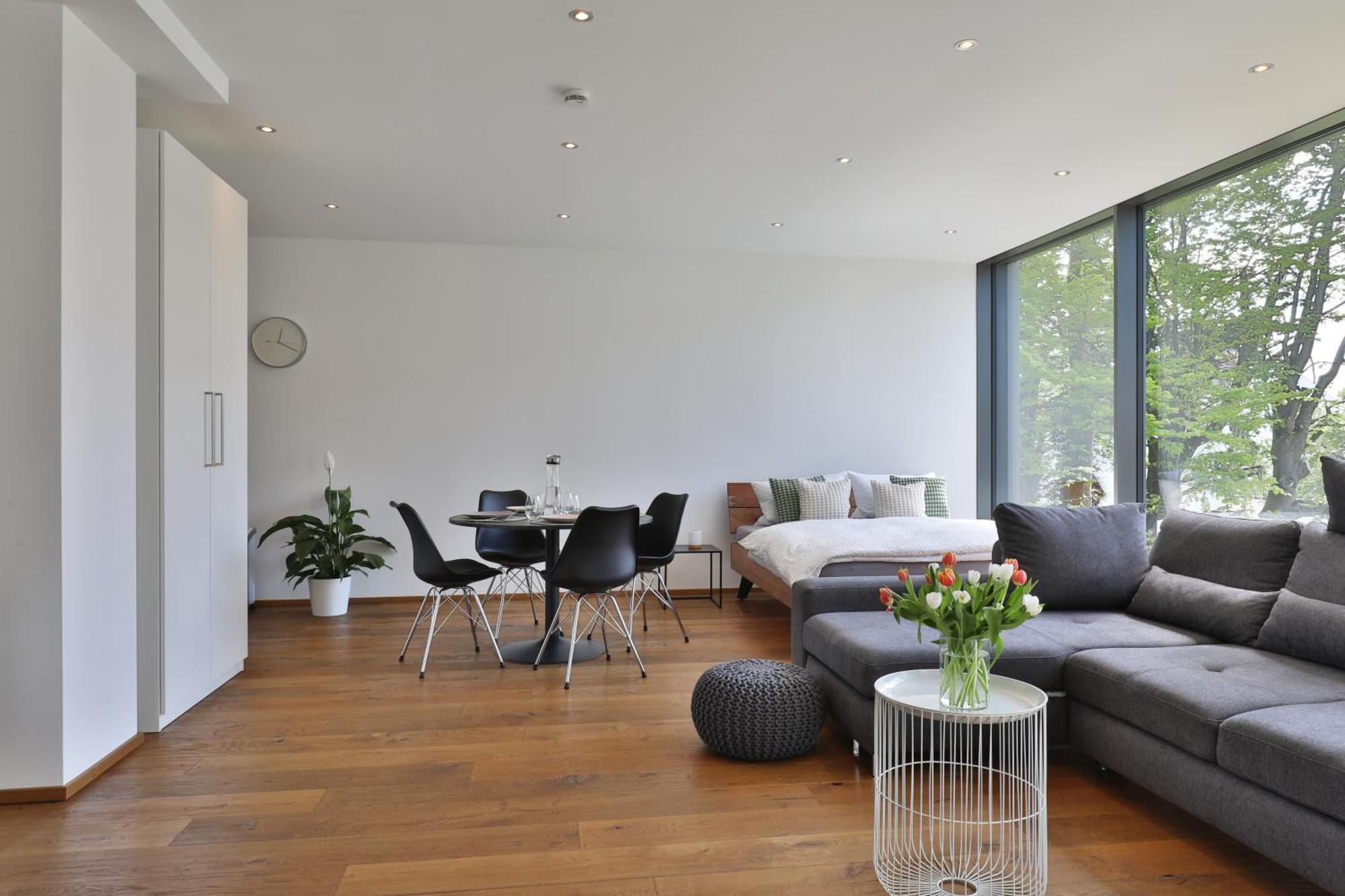 Moderne Studio-Wohnung Gersthofen Luaran gambar